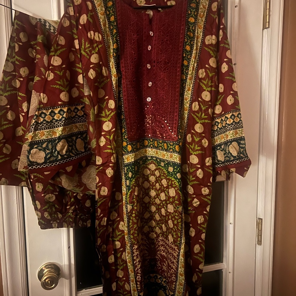 Multicolor Traditional Dress